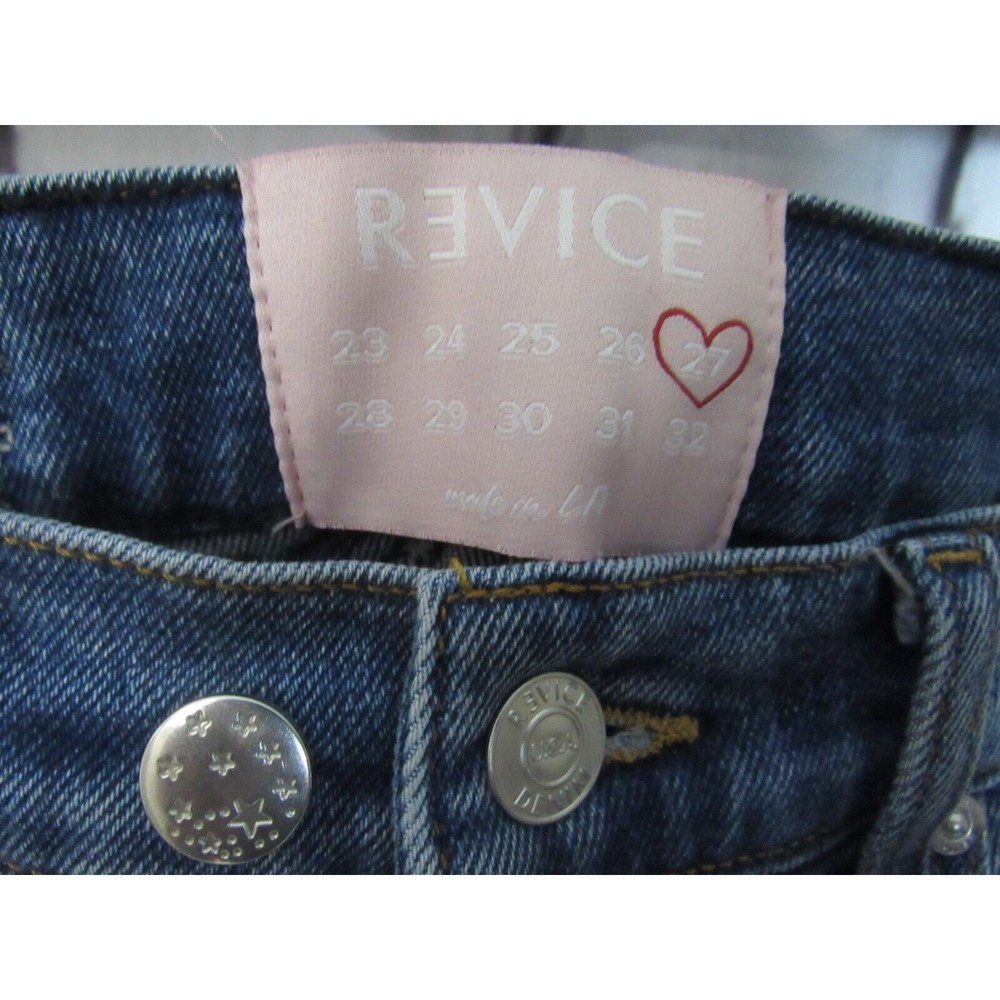 Revice Women Jeans Size 27 Blue High Rise Skinny Star Butt Skinny Classic Denim - Picture 3 of 3